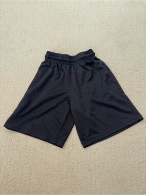 BCG Kids Boys Pocketless Athletic Black Mesh Active Shorts Sports No Pockets